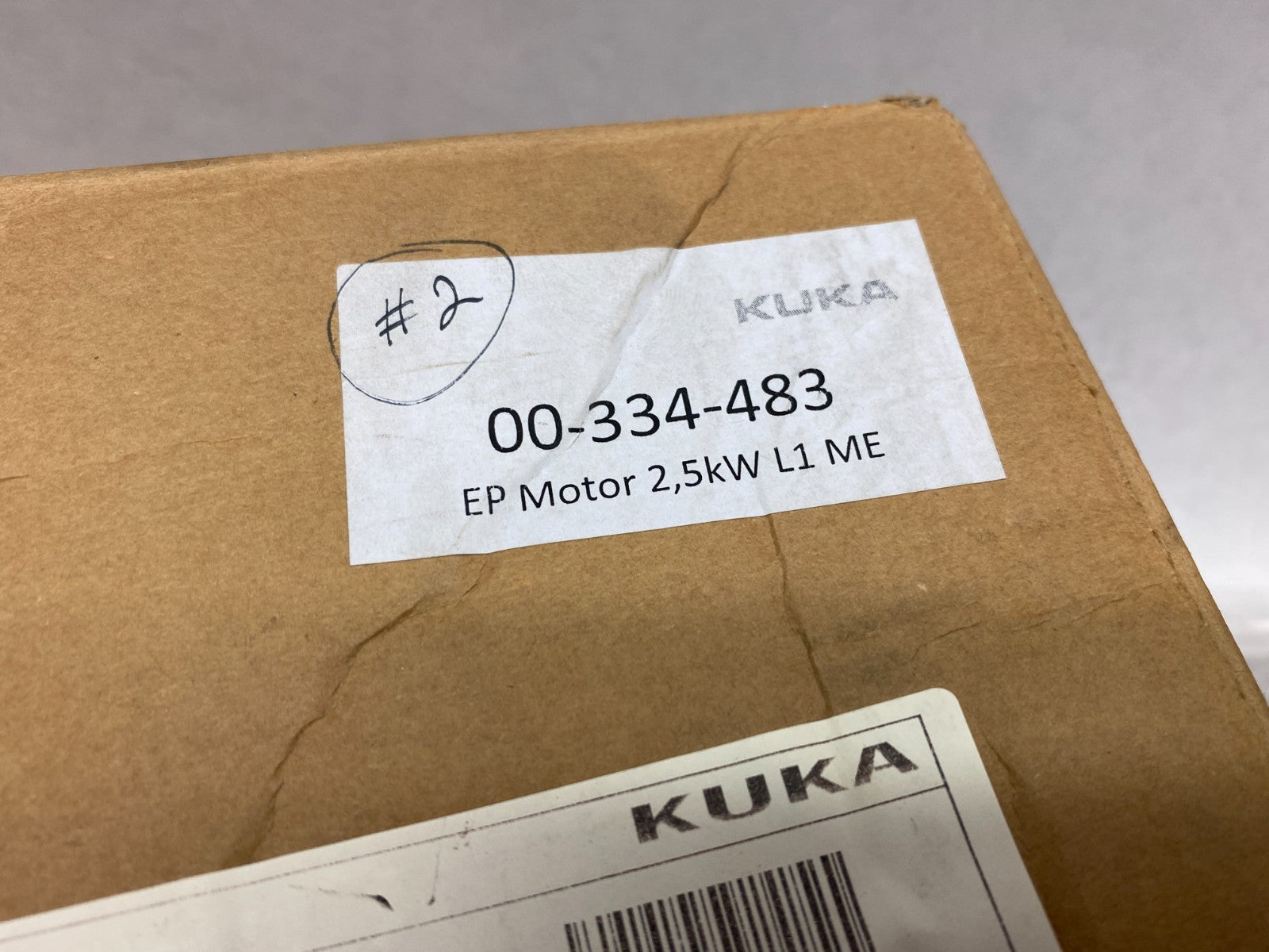 Kuka 00-334-483 Servo Motor 2,5kW L1 ME, ME_110_120_30_L1 - New – Open box - Maverick Industrial Sales