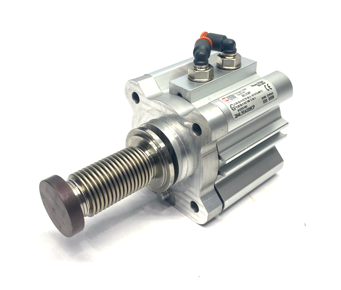 Metal Work 294L50A008CP Pneumatic Cylinder 50mm Bore 8mm Stroke NO HARDWARE - Maverick Industrial Sales