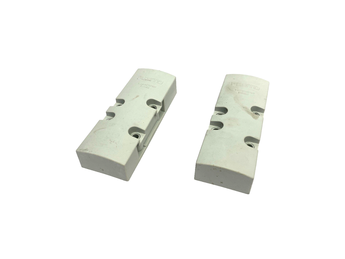 Festo VABB-S2-10-WT Pneumatic Manifold Cover Plate 543186 LOT OF 2 - Maverick Industrial Sales