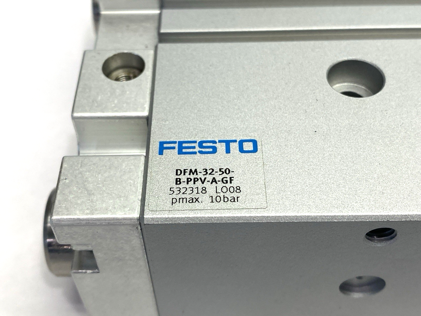 Festo DFM-32-50-B-PPV-A-GF Pneumatic Guided Drive Cylinder 50mm Stroke 532318 - Maverick Industrial Sales