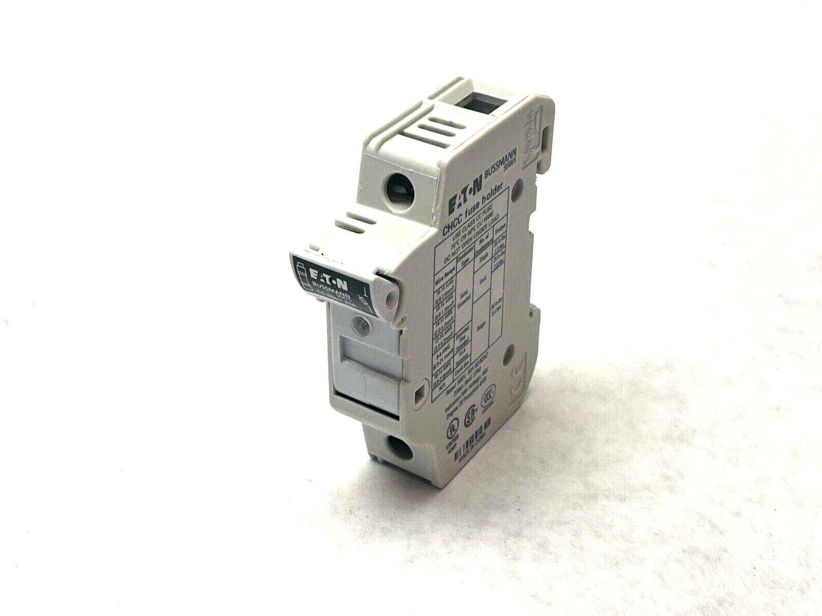 Eaton CHCC1DI-48U Modular Fuse Holder 48VDC 30A Single-Pole 48U - Used - Maverick Industrial Sales