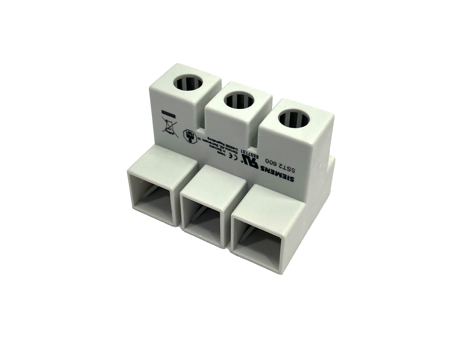 Siemens 5ST2 600 Distribution Block 10-4 AWG 65A 600VAC - Maverick Industrial Sales