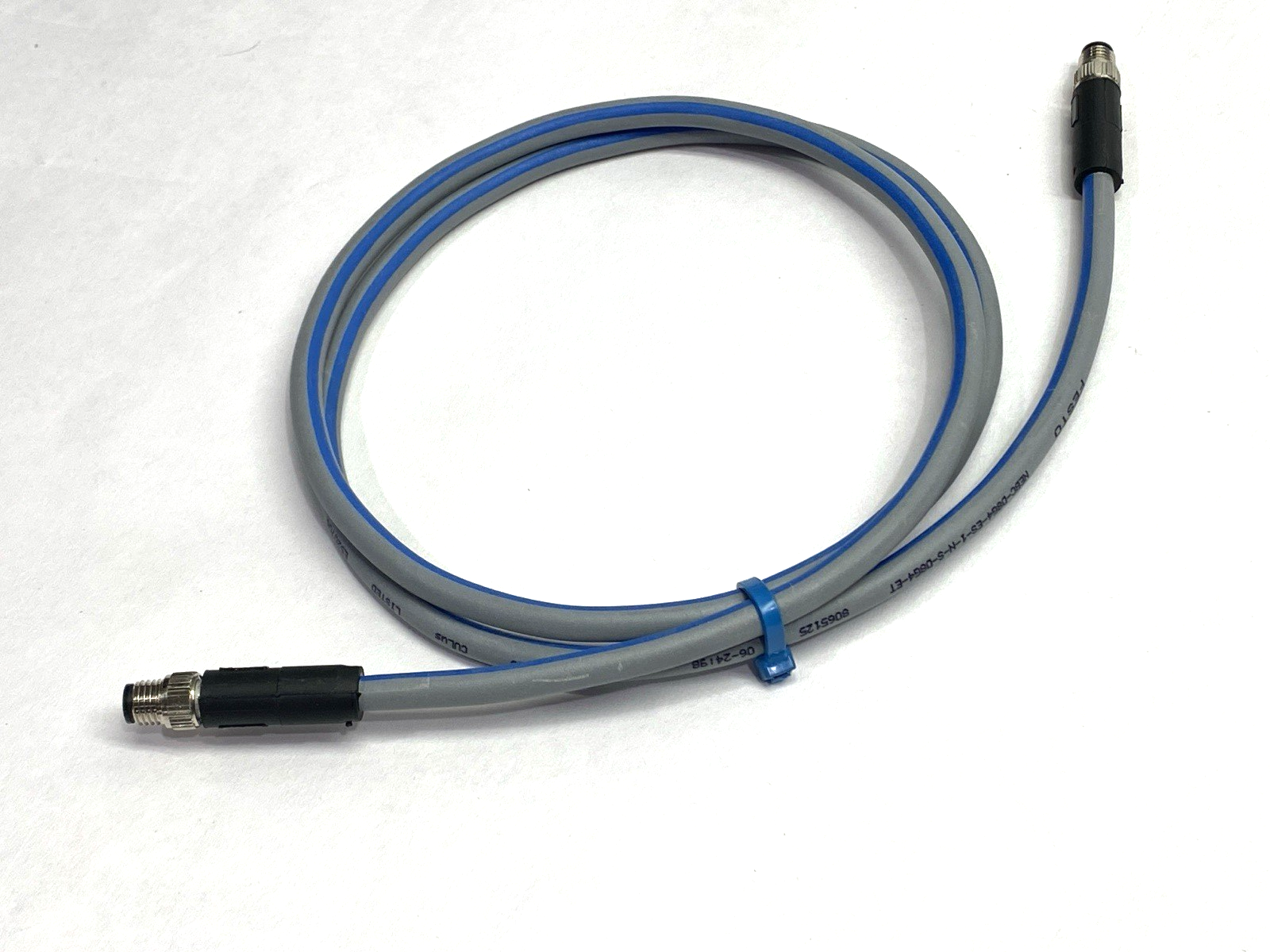 Festo NEBC-D8G4-ES-1-N-S-D8G4-ET Double-Ended 4-Pin M8 Male Cordset 8065125 - Maverick Industrial Sales