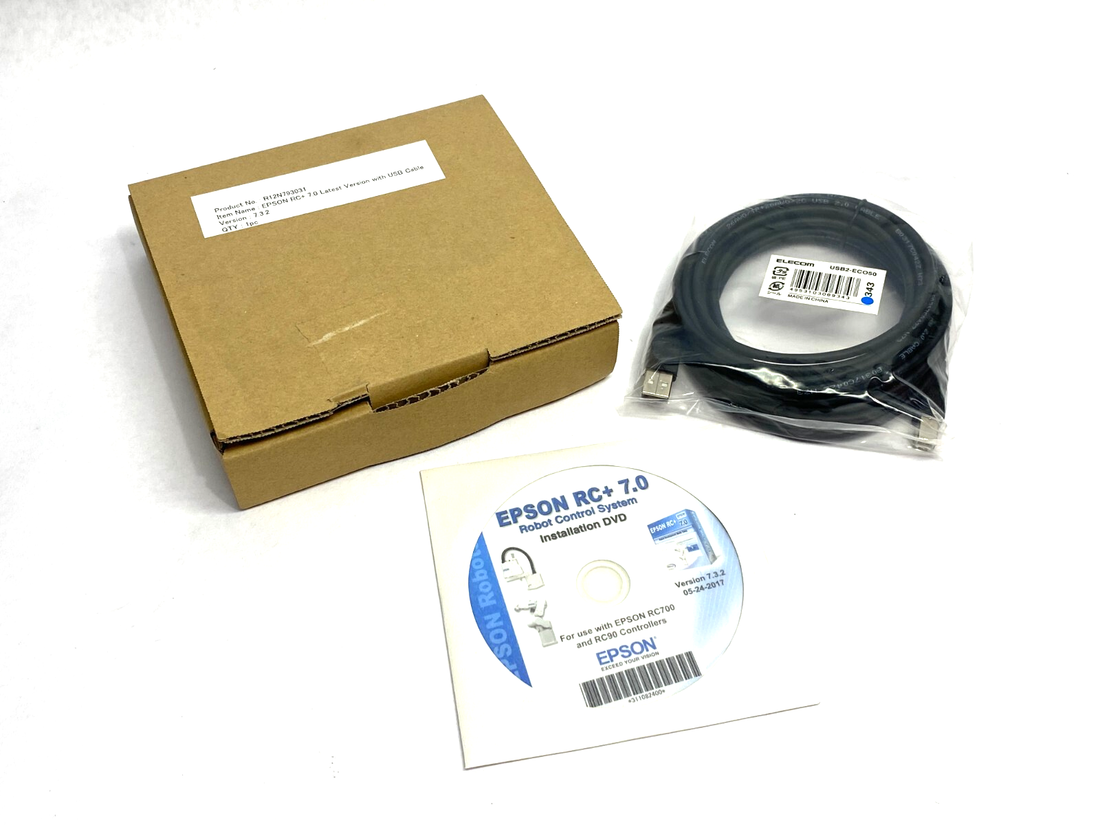 Epson R12N793031 Robot Control Installation Guide w/ Ethernet Patchcord - Maverick Industrial Sales