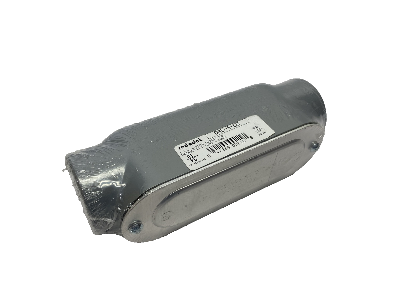 DAC-5-CG | Thomas & Betts Red Dot C 1-1/2" Threaded Conduit Body w/ Cover - New - Maverick Industrial Sales