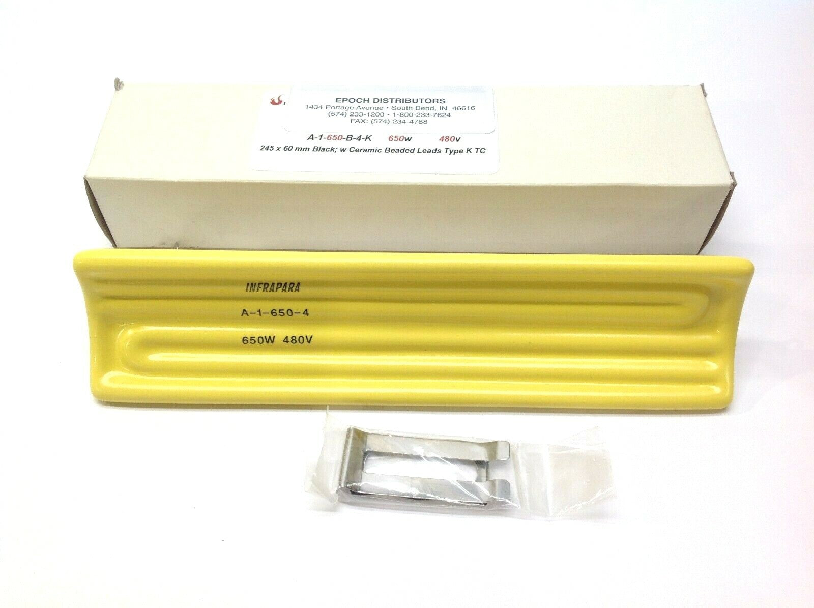 Infrapara A-1-650-4 Heating Element 650W 480V - Maverick Industrial Sales