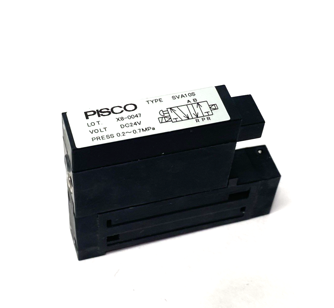Pisco SVA10S Compact Solenoid Valve DC24V 0.2~0.7MPa - Maverick Industrial Sales