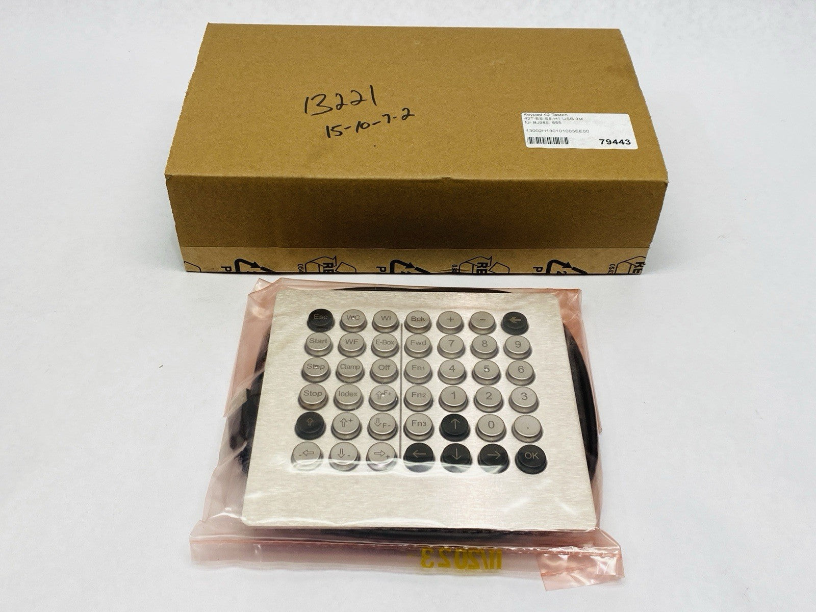 42T-ES-S8-H1 | Printec 42 Key Keypad For Hesse Bondjet BJ985 - New - Maverick Industrial Sales