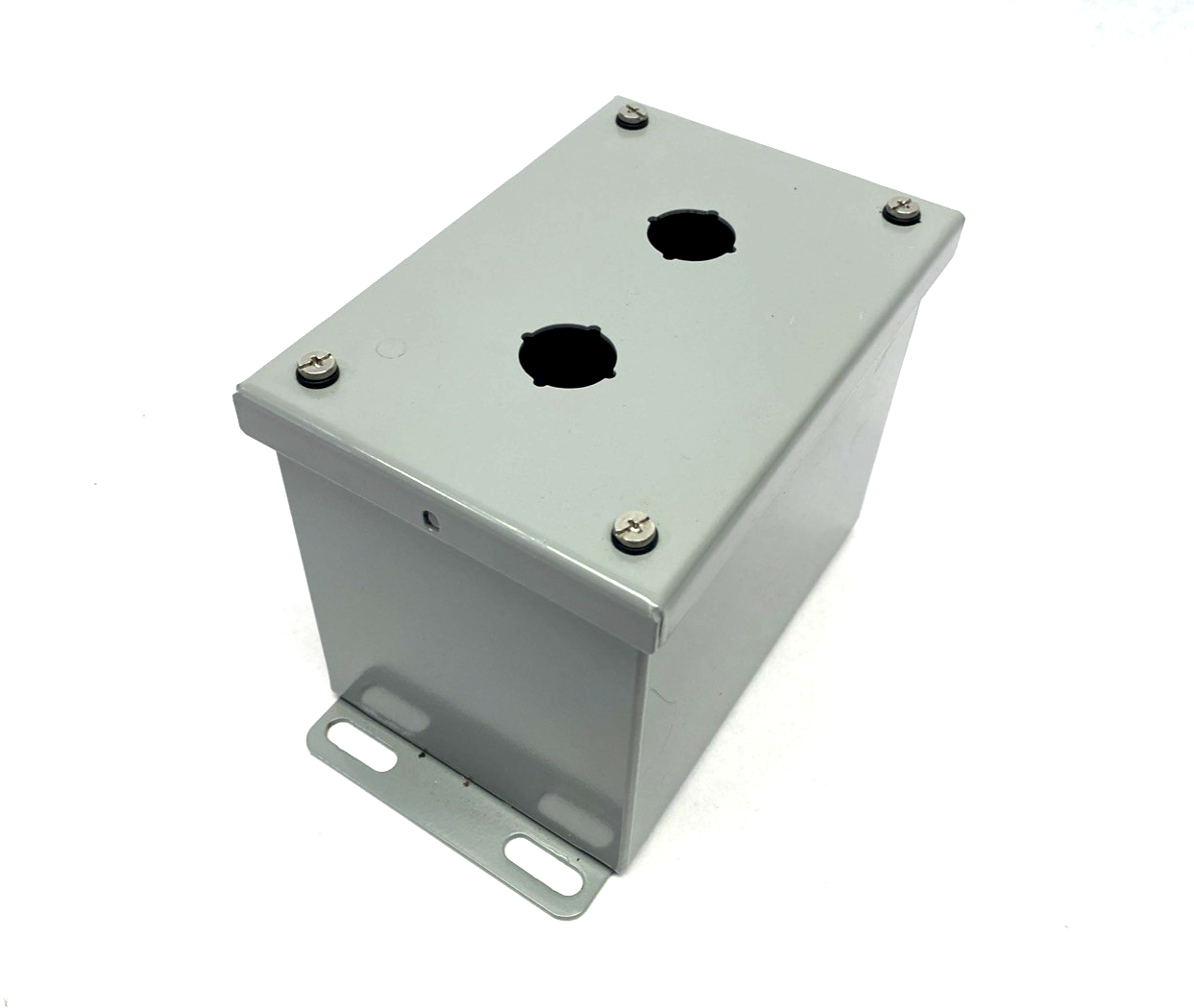 Hoffman SCE-2PBXI 22mm 2-Button Pushbutton Enclosure 6.00" x 4.00" x 4.75" - Maverick Industrial Sales