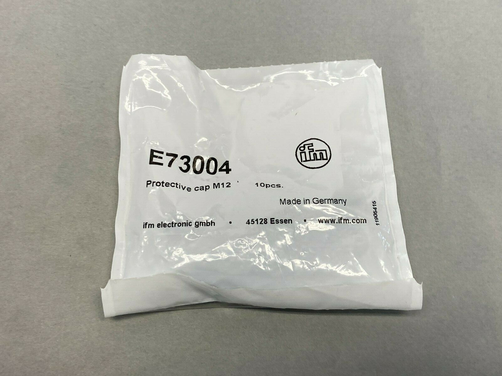 E73004 | IFM Electronic Protective Cap M12 PKG OF 10 - New - Maverick Industrial Sales