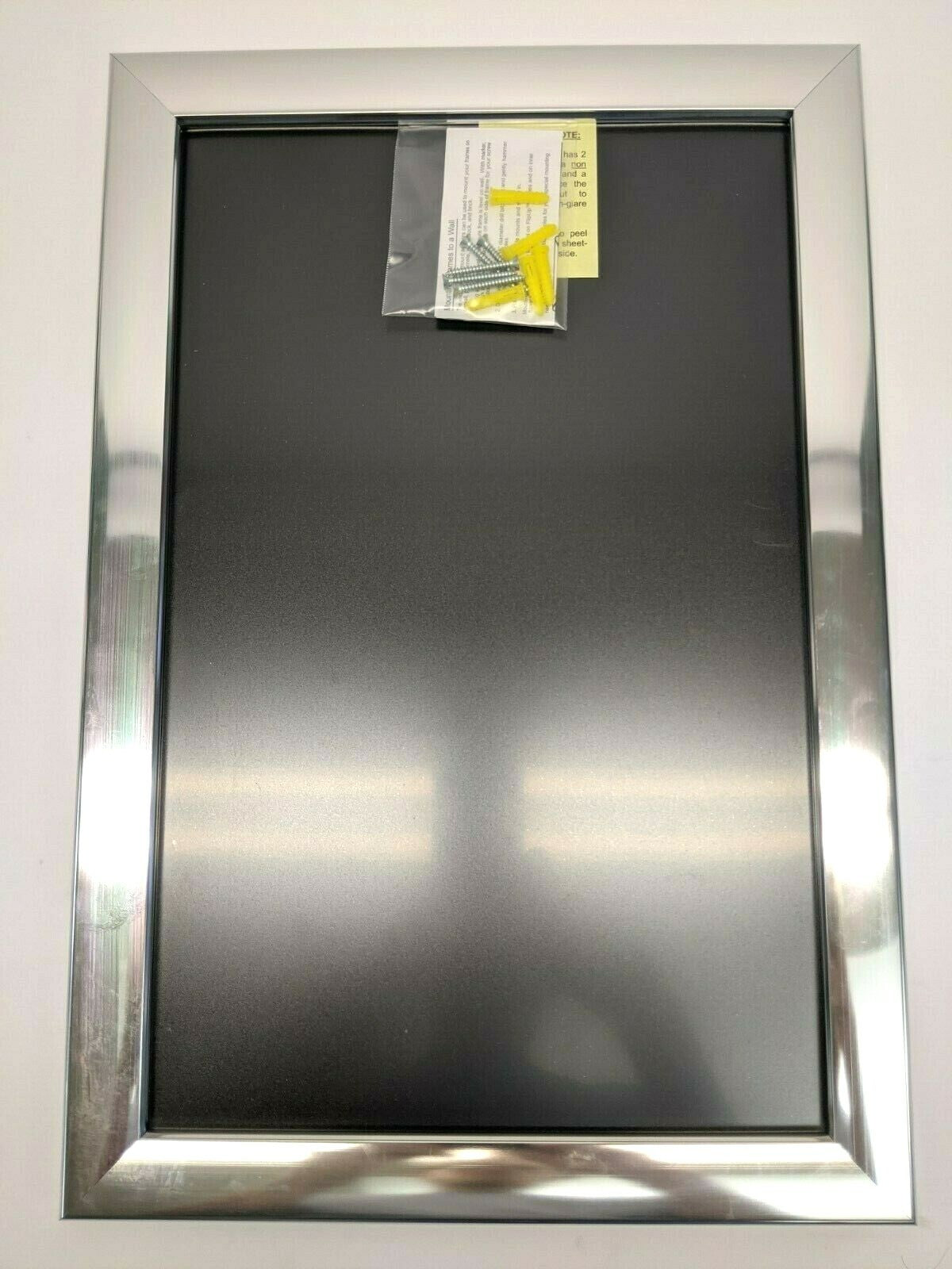 FF-ST | Alpina 1.25" Silver FlipUp Front Load Frame 11” x 17” - New - Maverick Industrial Sales