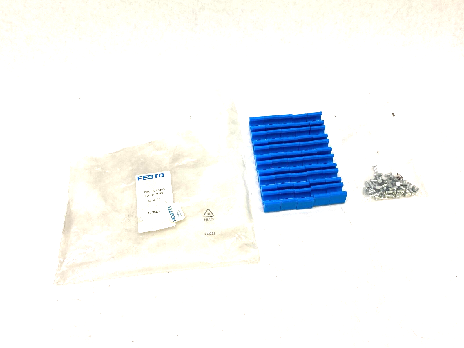 Festo KL.L KK-9 Multi-Tube Holder Blue 2149 PKG OF 5 - Maverick Industrial Sales