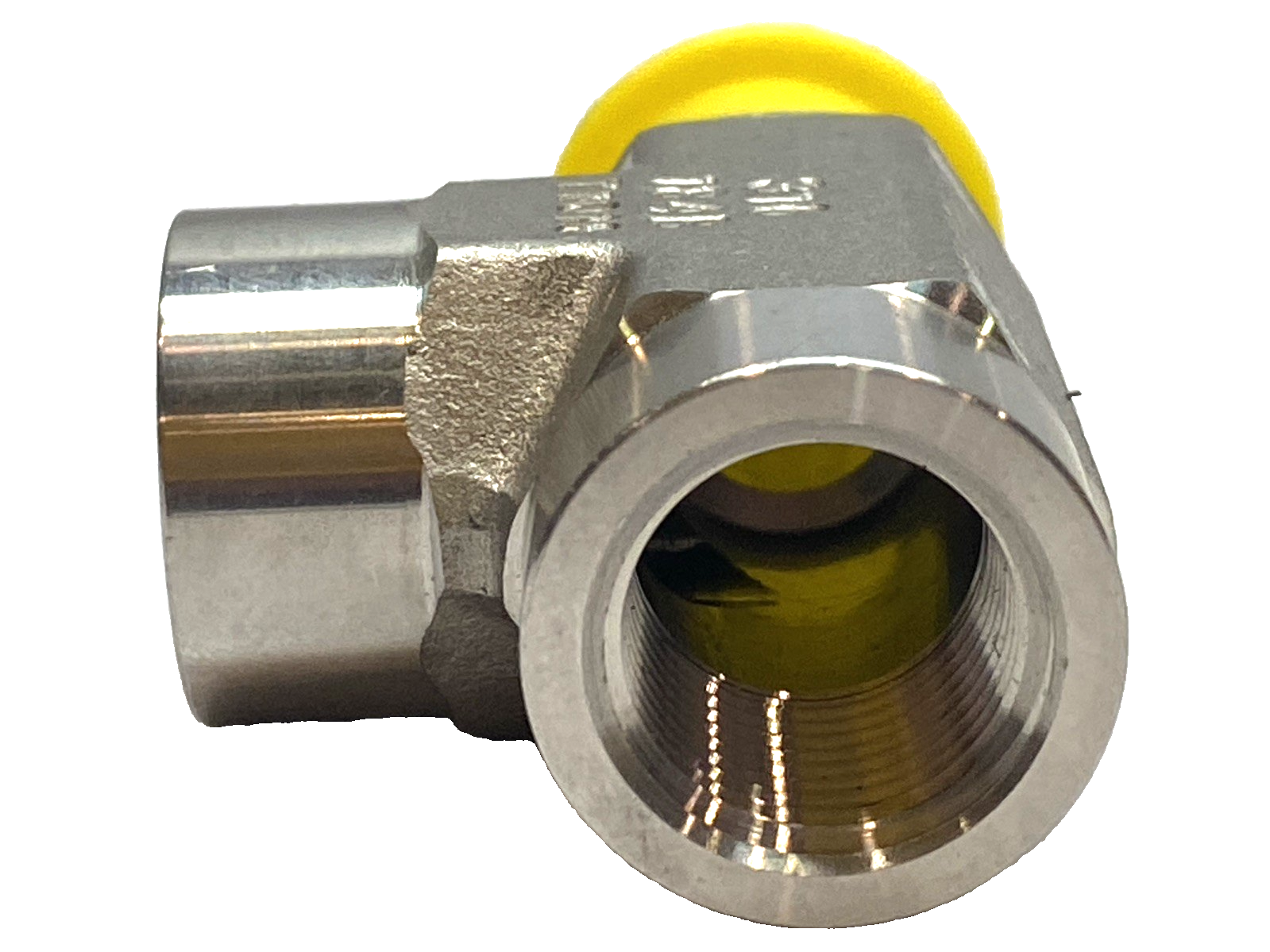 3/8 MRO-SS | Parker Male Run Tee 3/8-18 NPTF Stainless Steel Fitting- New – Open box - Maverick Industrial Sales