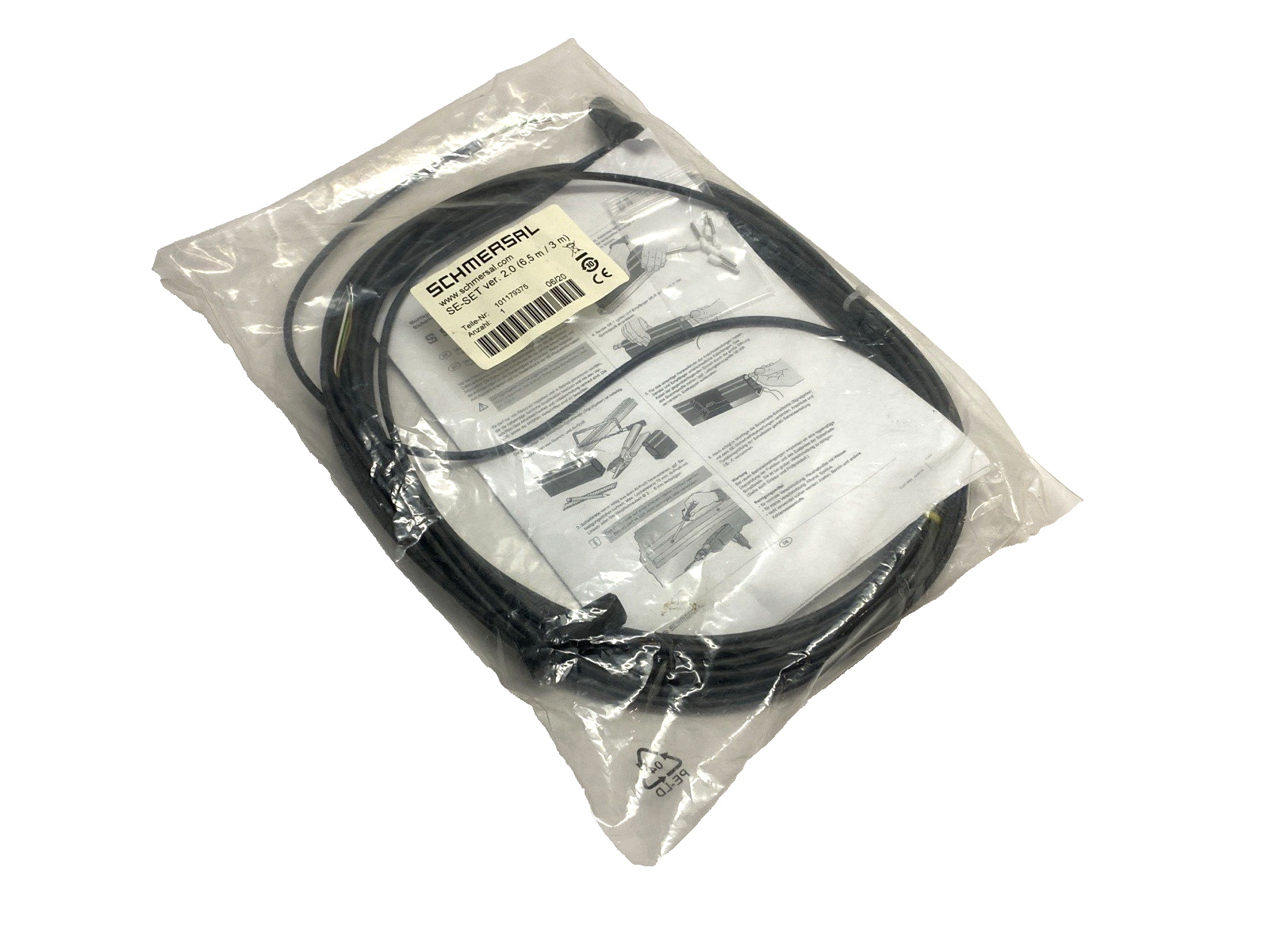 Schmersal 101179375 Sensor Cordset Ver 2.0 6,5m/3m - Maverick Industrial Sales