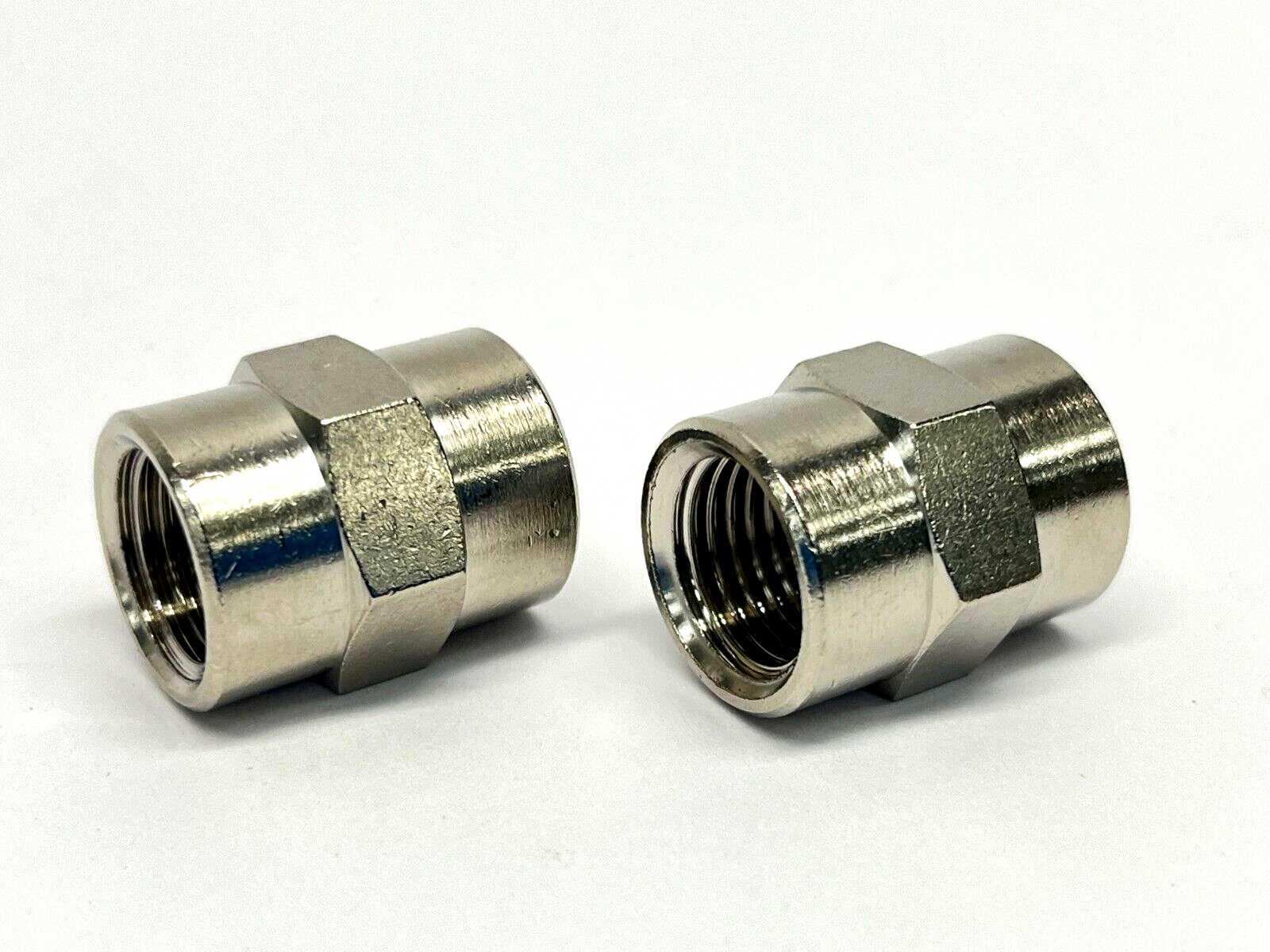 28896 | Midland Metal Female Coupling 1/4" x 1/4" BSPP N-PLTD LOT OF 2 - New Other - Maverick Industrial Sales