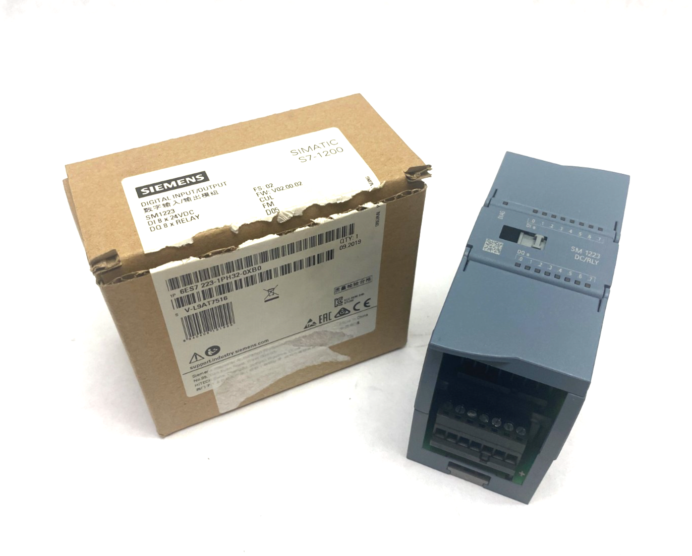 Siemens 6ES7 223-1PH32-0XB0 SIMATIC S7-1200 Digital Input/Output Module SM1223 - Maverick Industrial Sales