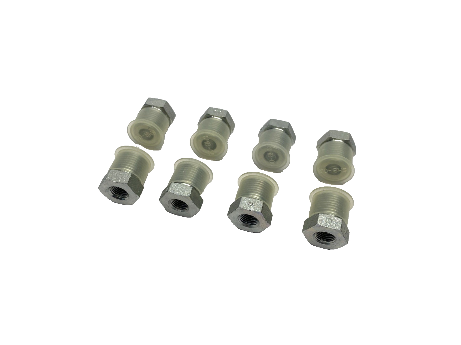 Parker 3/8 X 1/8 PTR-S Reducer Fitting 3/8" NPT Male x 1/8" NPT Female LOT OF 8 - New – Open box - Maverick Industrial Sales