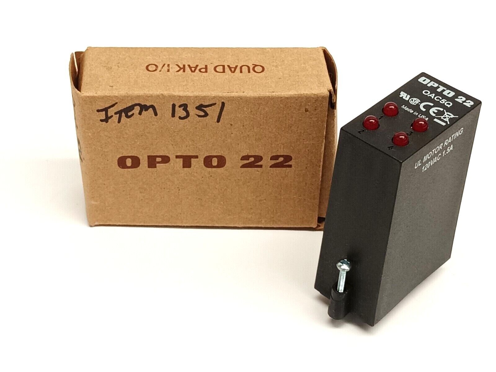 OAC5Q | Opto 22 4-Channel AC Digital Output Module - New – Open box - Maverick Industrial Sales