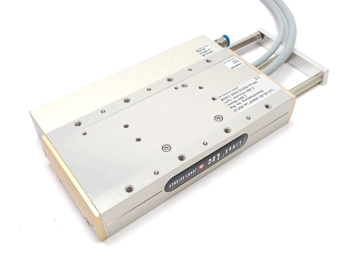 Jenny Science LINAX Lxc 85F10 Linear Motor Stage, 85mm Stroke, 10 N, 115.01.00 - New – Open box - Maverick Industrial Sales