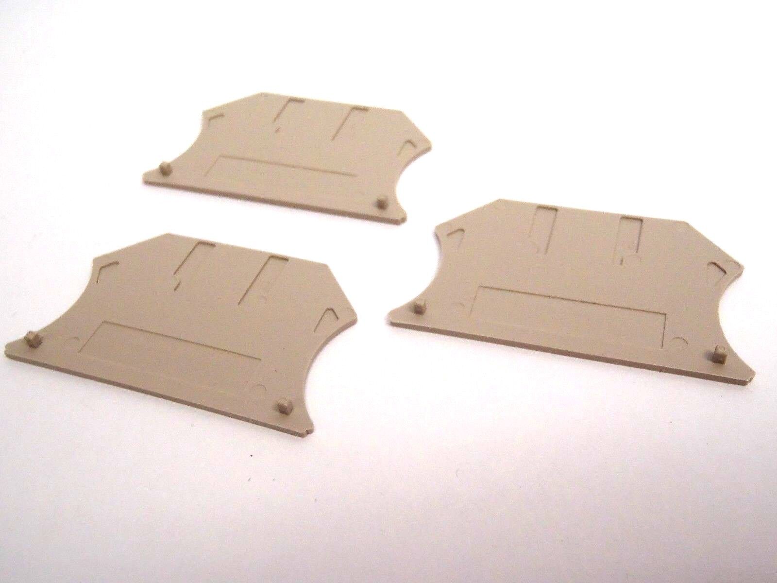 Weidmuller WAP 2.5/4/6/10 Terminal Block End Barrier LOT OF 3 - New – Open box - Maverick Industrial Sales