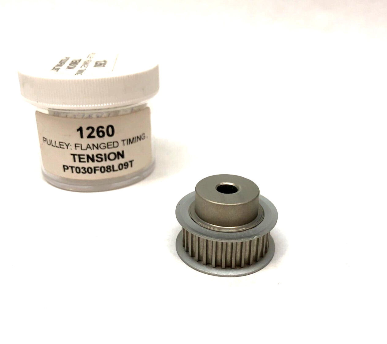 Flanged Timing Belt Pulley, PT030F08L09T, Tension - New - Maverick Industrial Sales