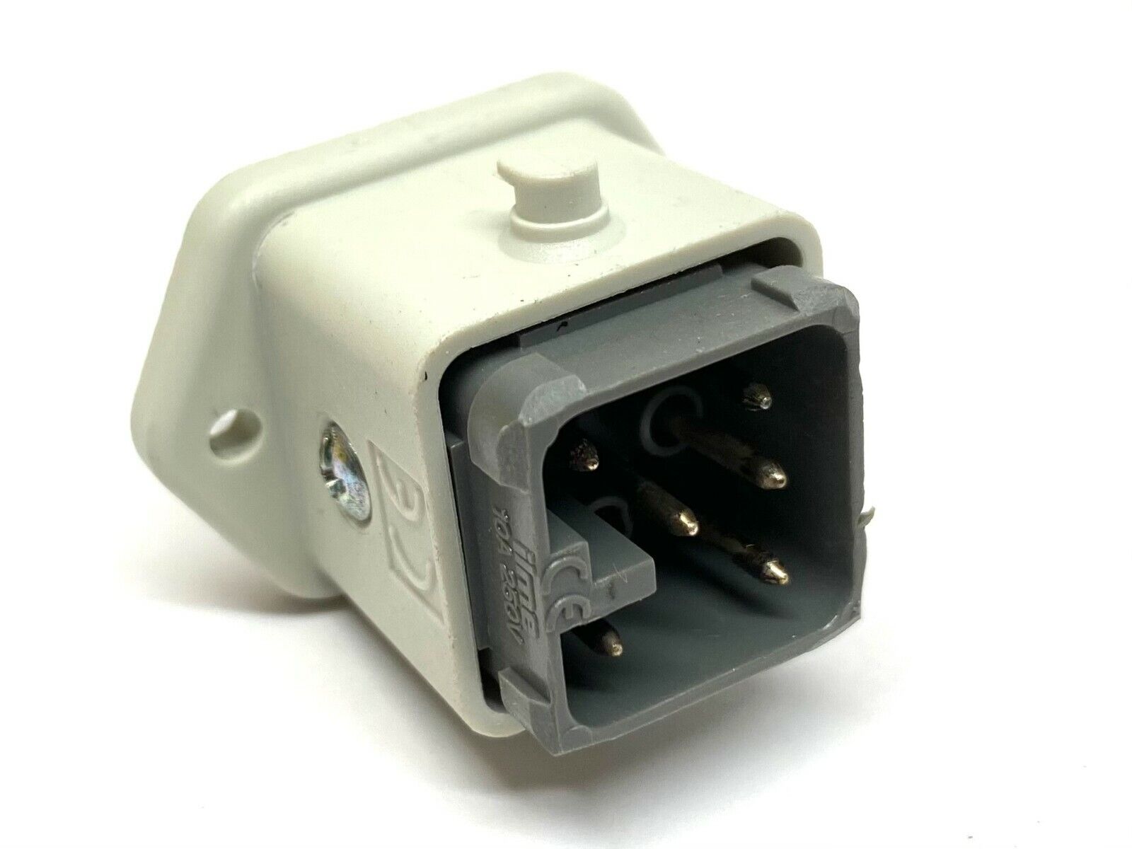 ILME CDM 07 Connector 7 Pin w/ GRND & CK 03 I Bulkhead Mounting Housing NO LEVER - Maverick Industrial Sales