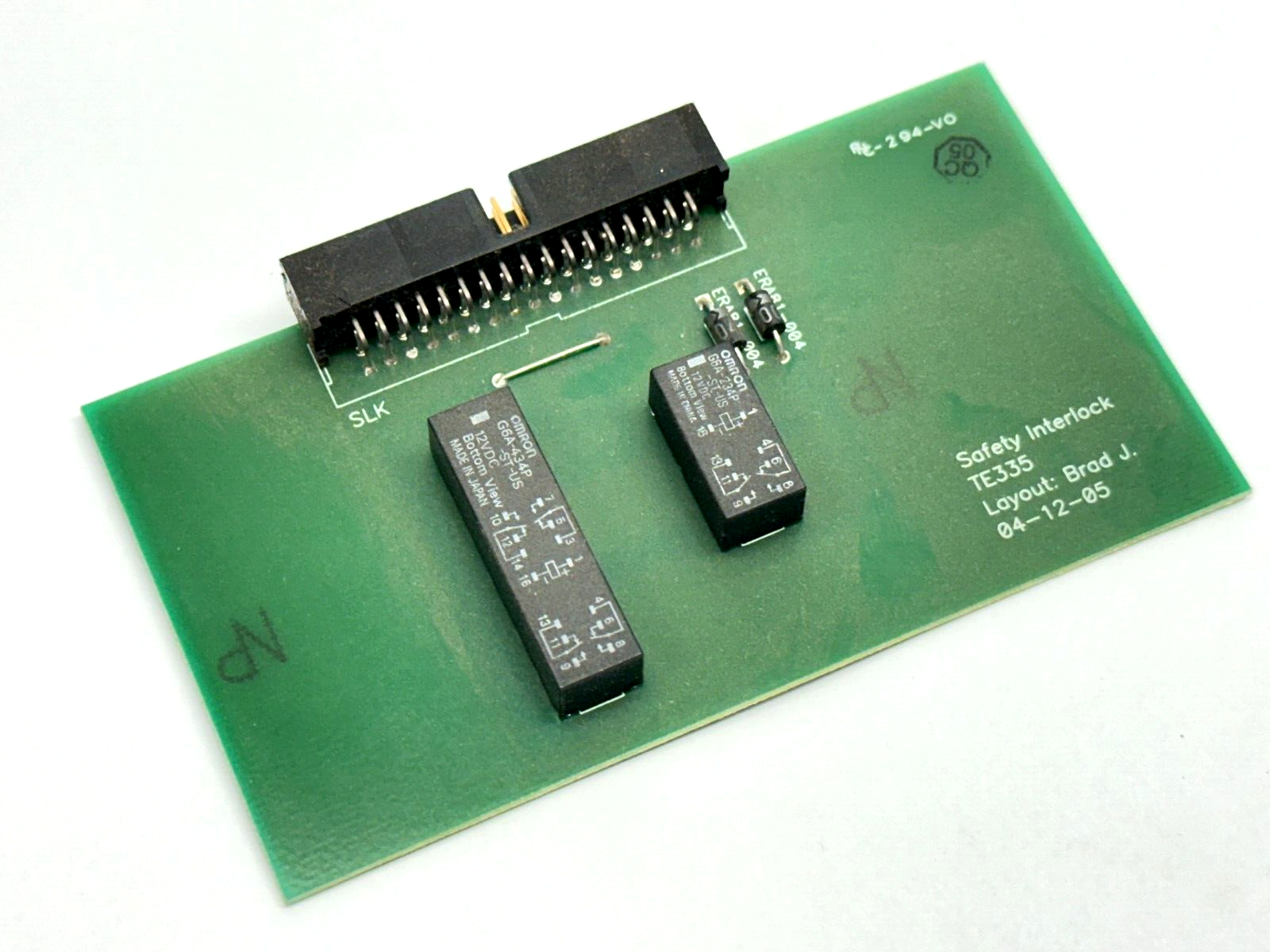 Safety Interlock TE335 PCB Board - Used - Maverick Industrial Sales