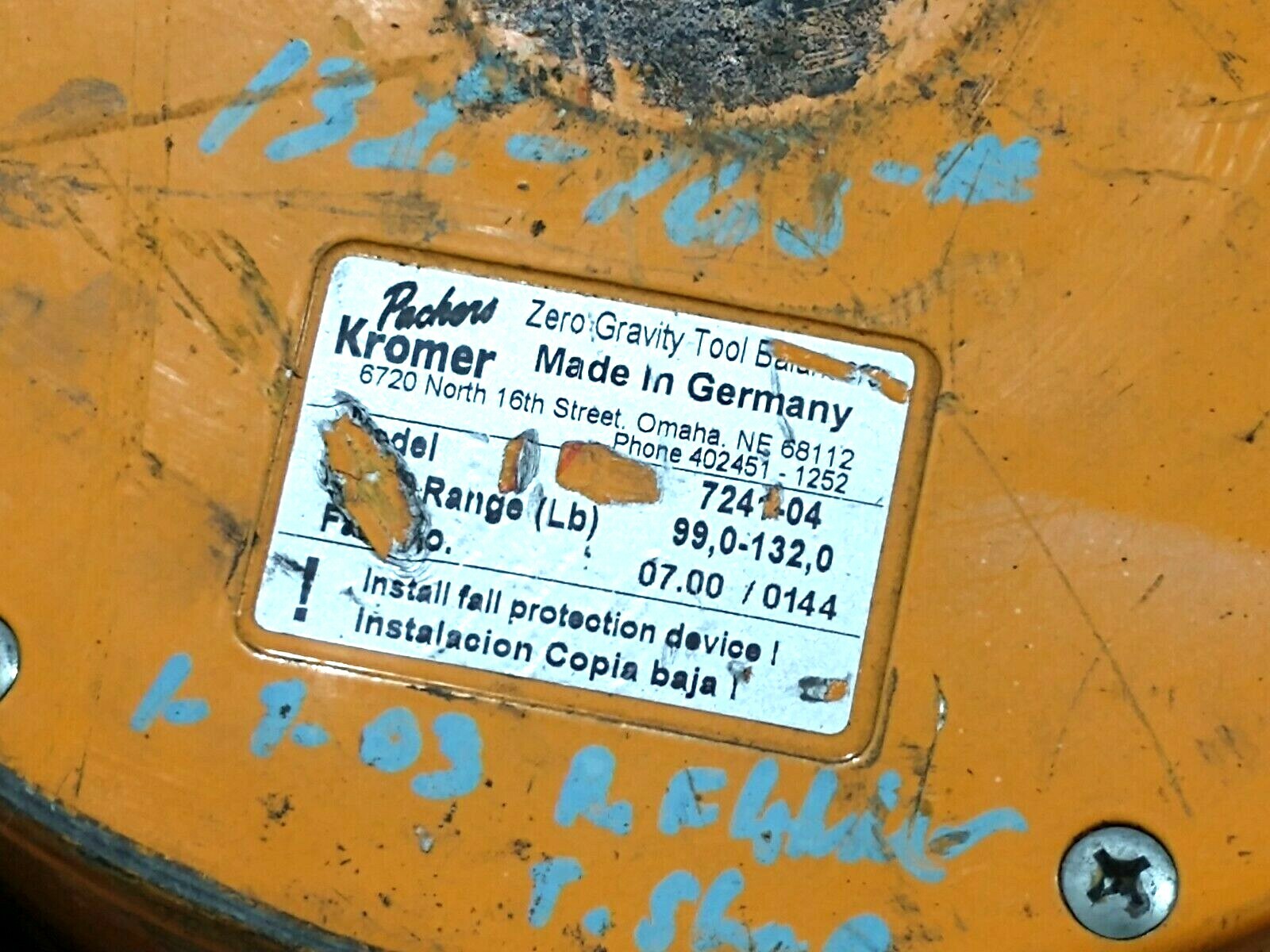 Packers Kromer 7241-Series Zero Gravity Tool Balancer Varied LOT OF 16 BALANCERS - Maverick Industrial Sales