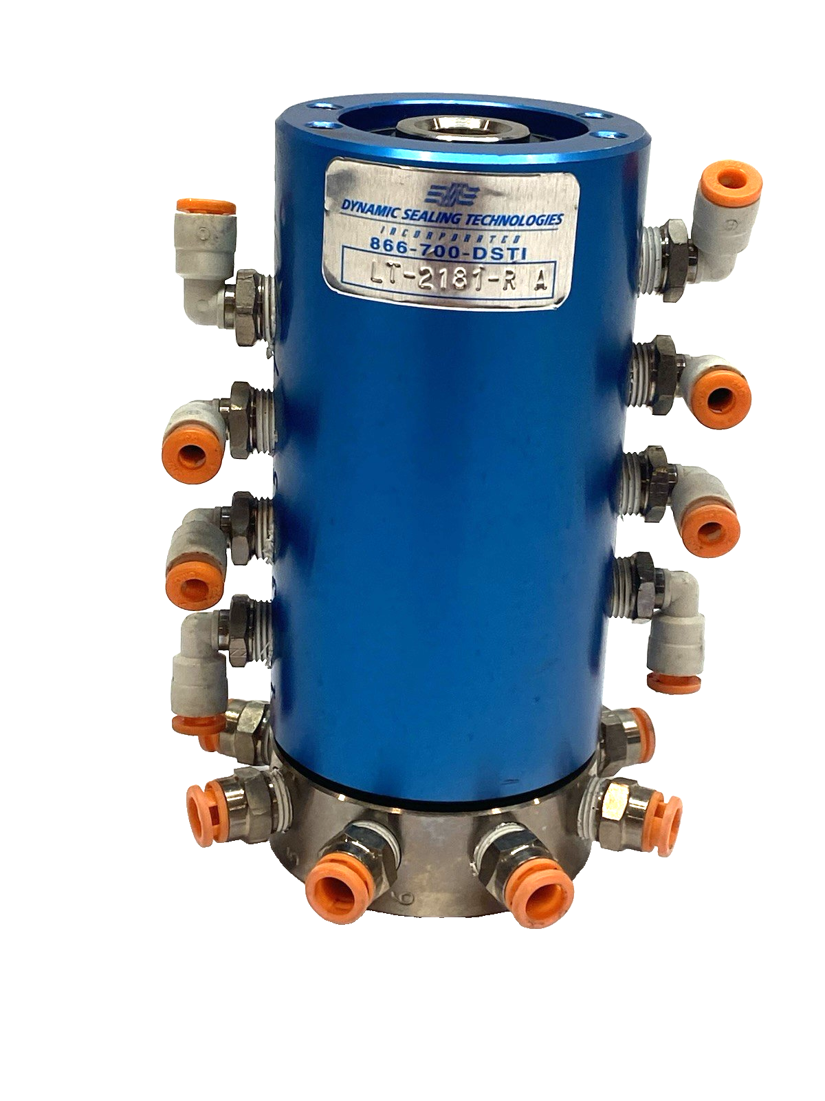 LT-2181-R.A | DSTI 8-Passage Rotary Union Air/Vacuum LT Series 600 PSI- Used - Maverick Industrial Sales