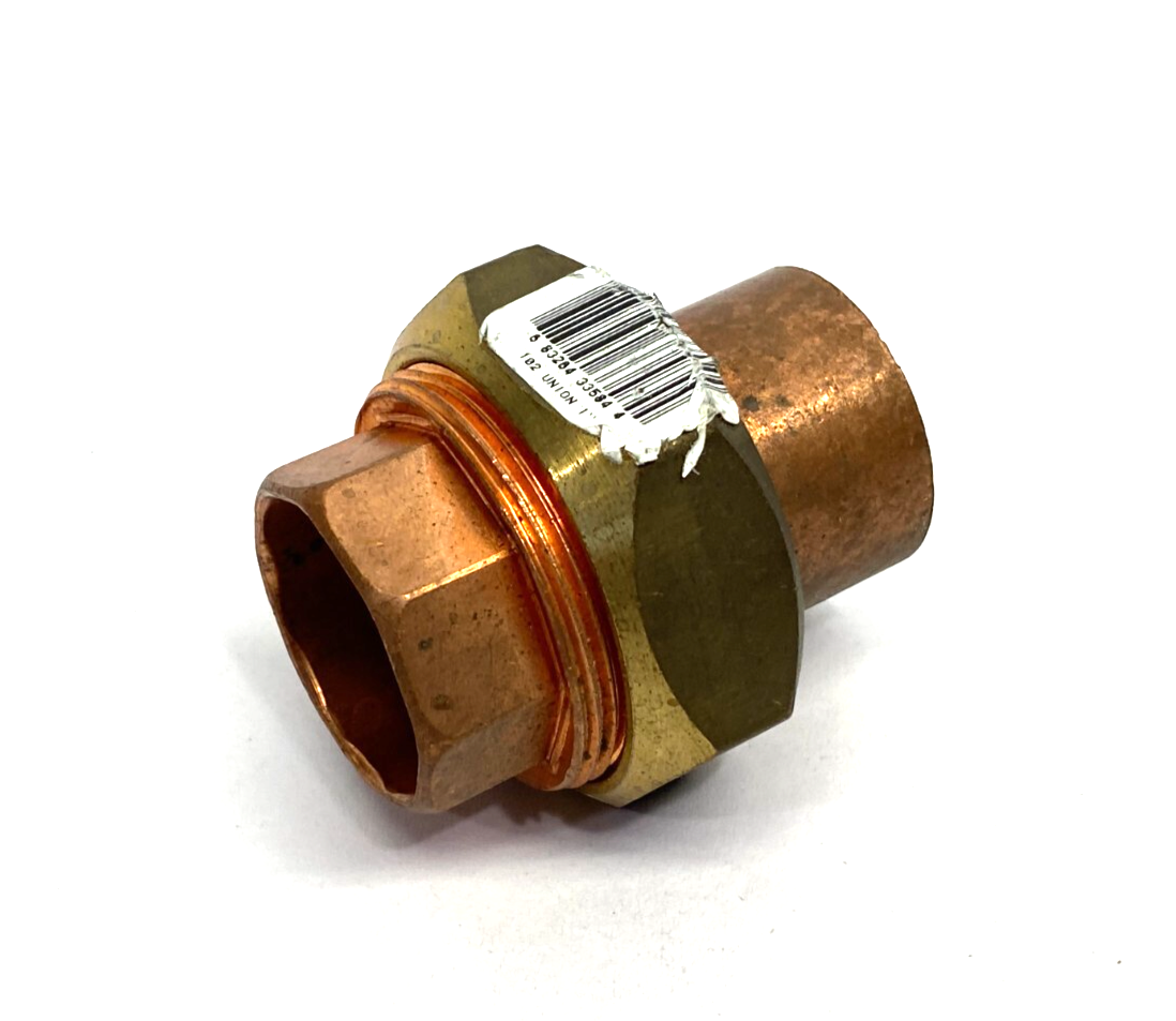 102 Copper Union Solder Ends 1" - New – Open box - Maverick Industrial Sales