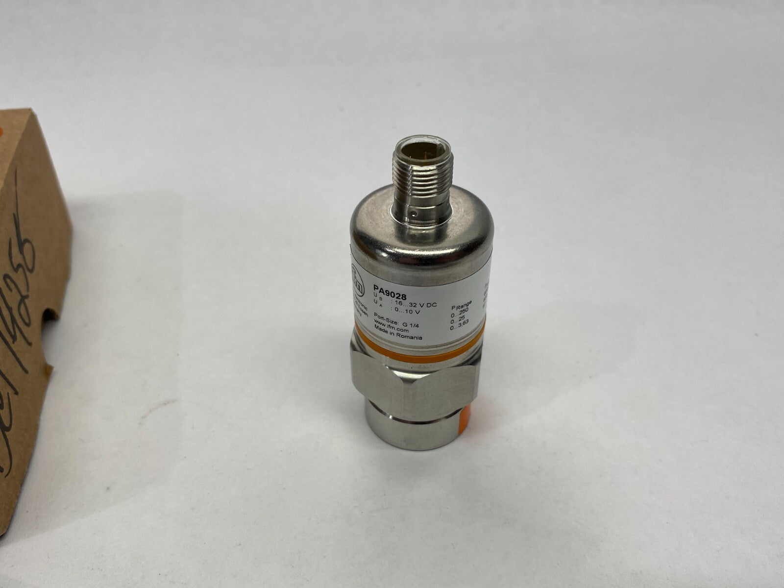 Ifm PA9028 Pressure Transmitter Ceramic Measuring Cell PA-,25BRBR14-B-DVG/US/V - New – Open box - Maverick Industrial Sales
