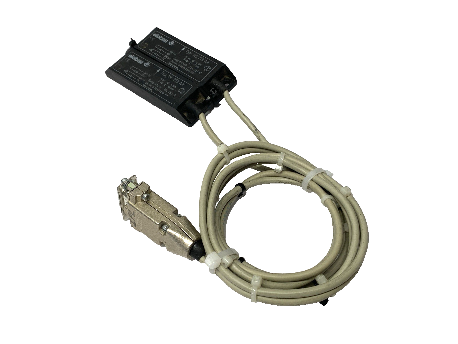 Elobau 165 270 AA Safety Magnetic Sensor 2' Cable Length LOT OF 2 - Used - Maverick Industrial Sales