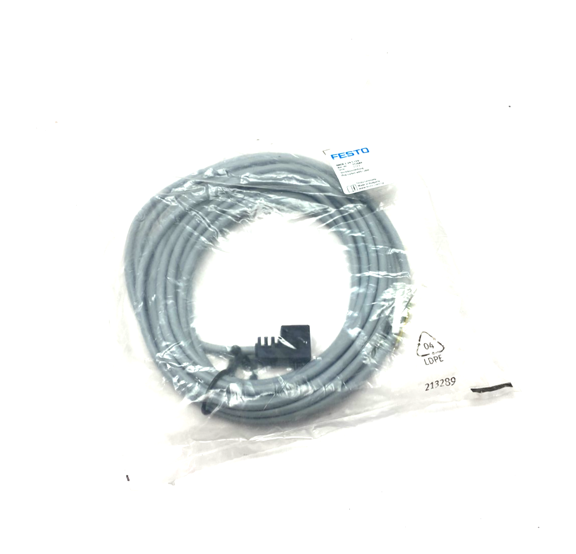 Festo KMEB-1-24-5-LED Rt Angle Plug Socket Cordset 5m 151689 - Maverick Industrial Sales