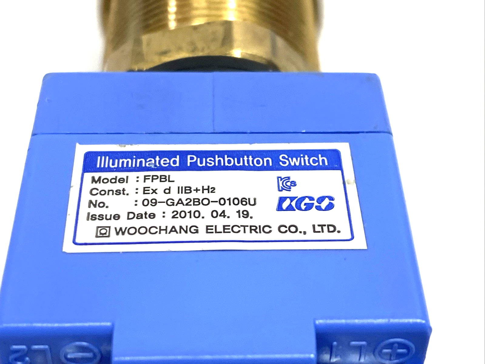 YongSung YS NPBL2-DL24 Illuminated Pushbutton Switch, Green FPBL, 09-GA2BO-0106U - Maverick Industrial Sales