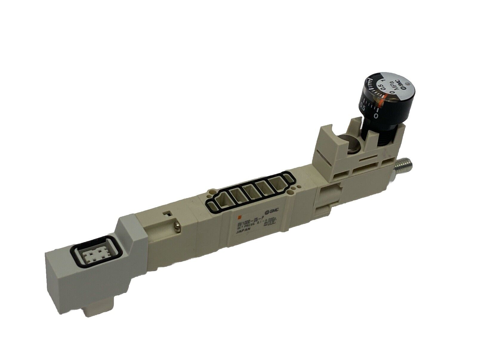 SMC SV1000-05-P Pneumatic Interface Regulator w/ Metric Gauge - Maverick Industrial Sales