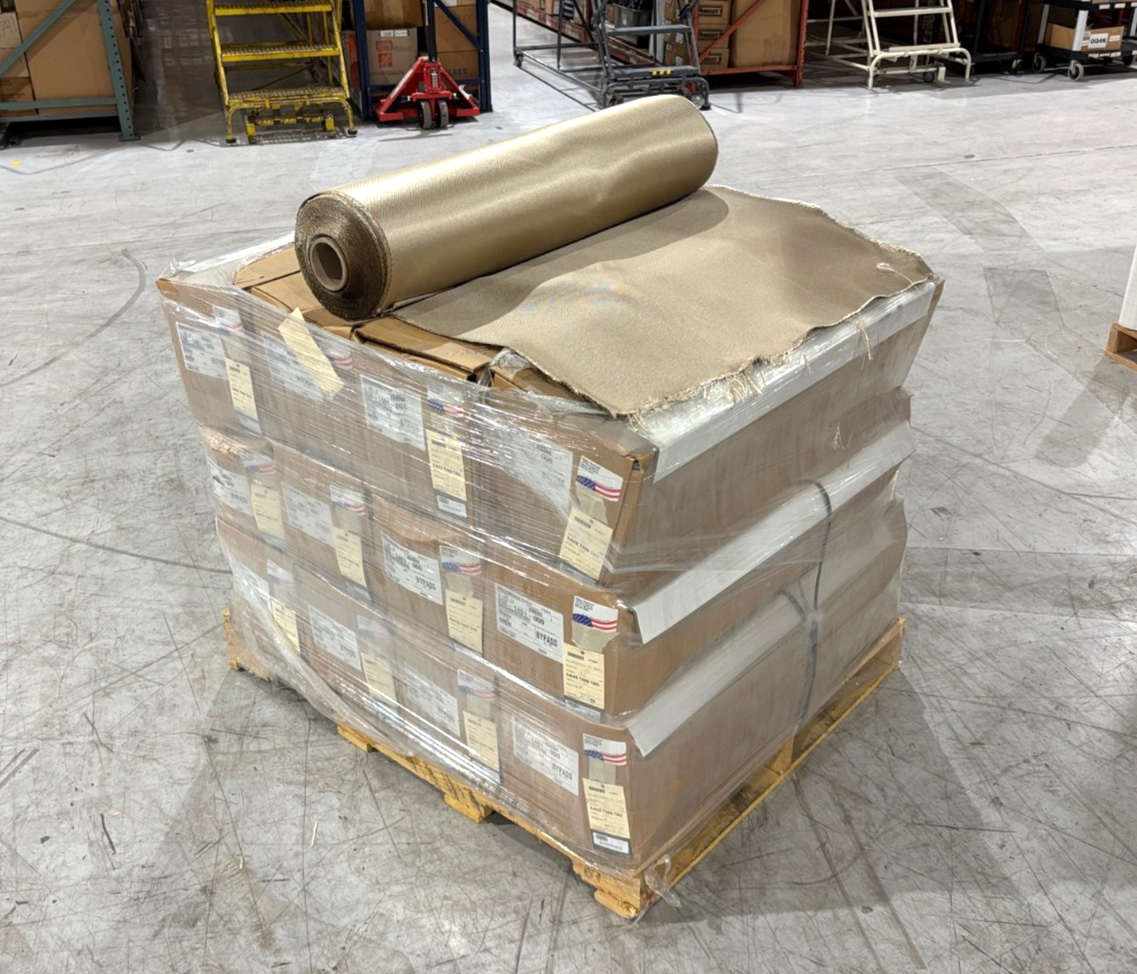 650-1401-000 | Auburn Manufacturing GLV5200-36-9383-25 Vextra Cloth, Fiberglass Cloth, Pallet - New Other - Maverick Industrial Sales