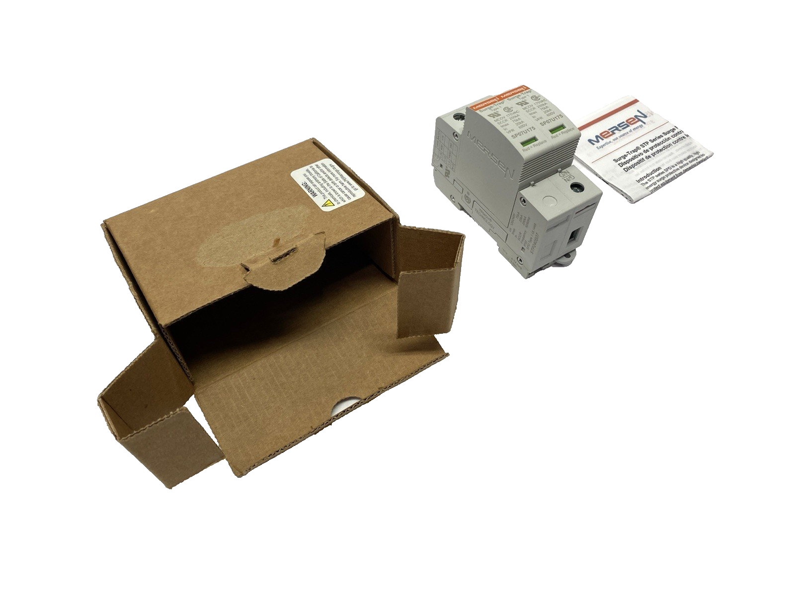 STP240S07 | Mersen Surge Trap Pluggable Protective Device 240/120V - New – Open box - Maverick Industrial Sales