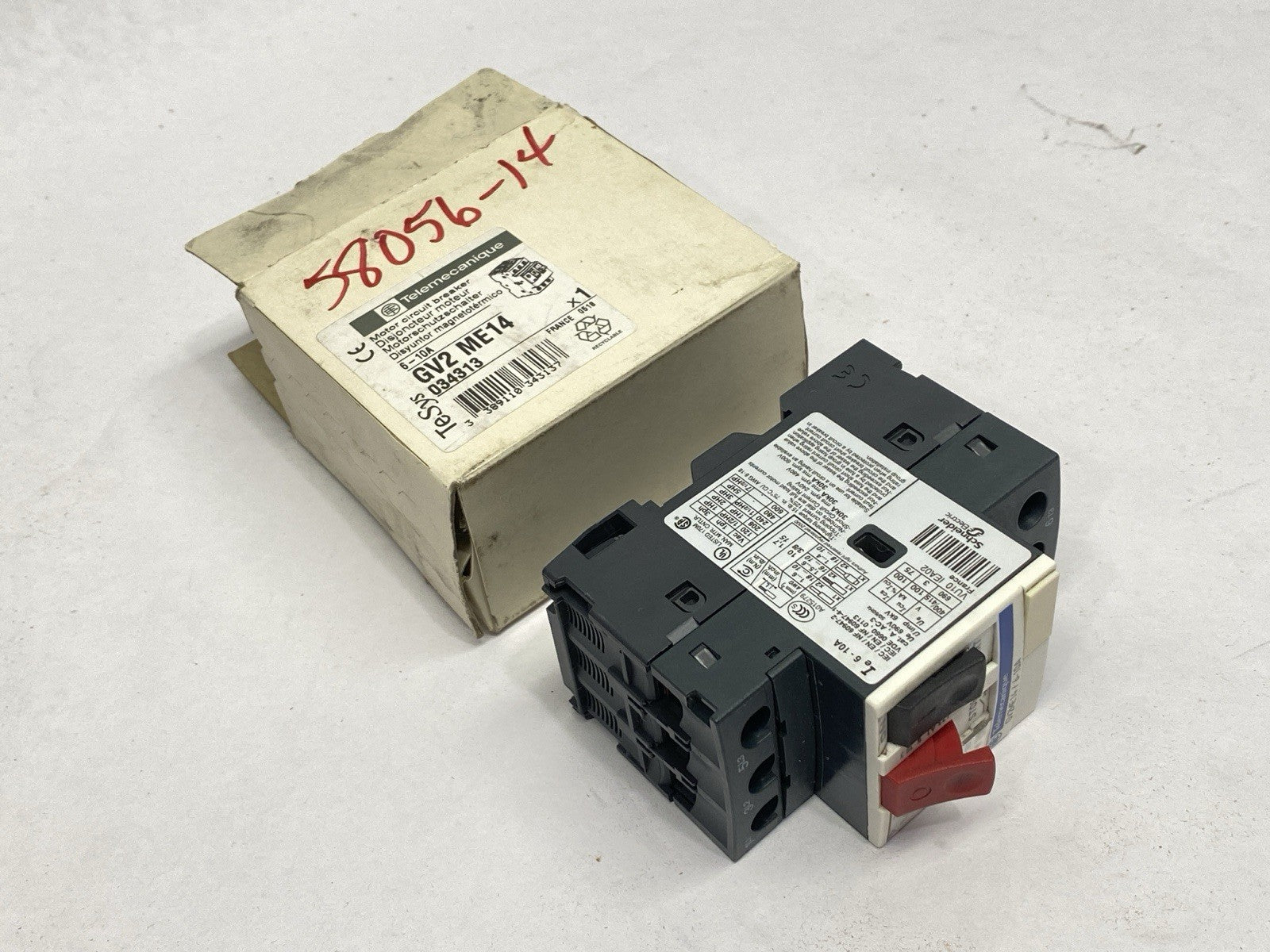 Schneider Electric GV2ME14 Telemecanique Motor Circuit Breaker 6-10A - Maverick Industrial Sales