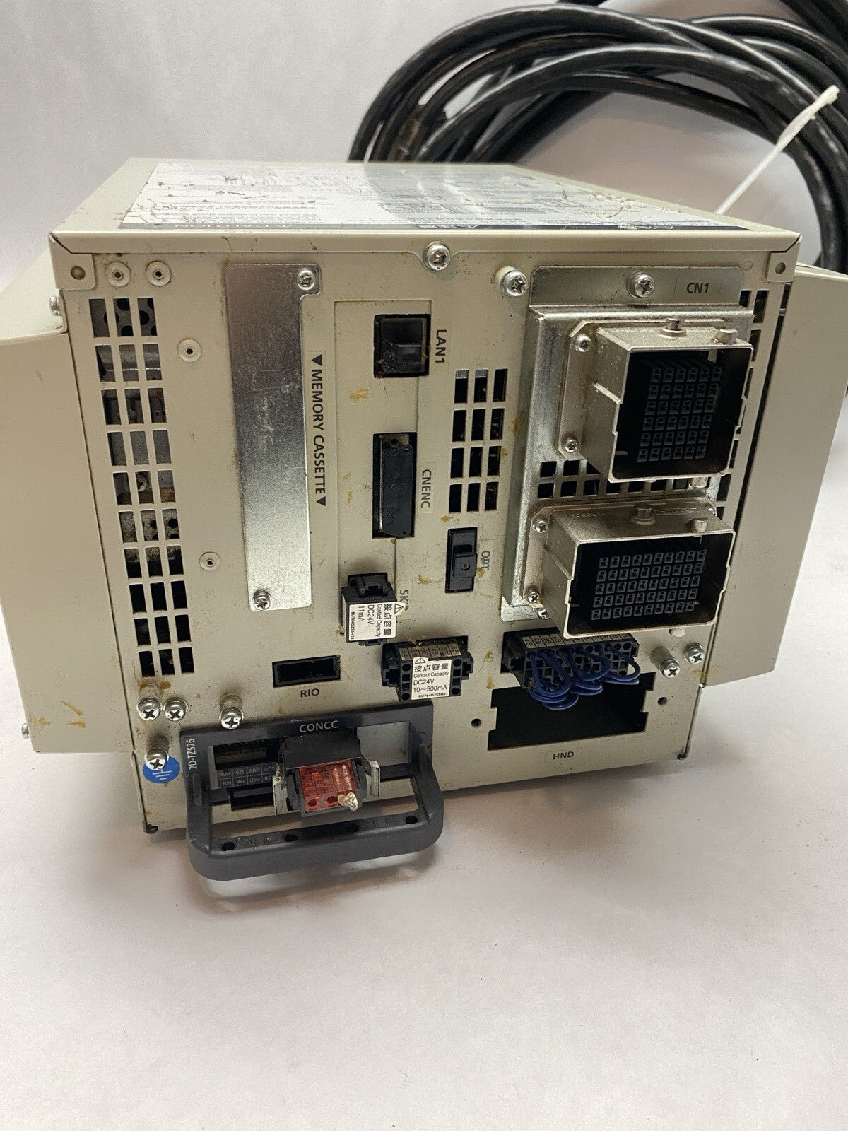 Mitsubishi RV-2SDB-S15 Industrial Robot, Melfa CR1DA-771-S15 Control and R32TB - For parts or not working - Maverick Industrial Sales