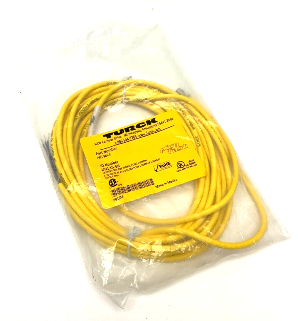 PSG 3M-5 | Turck Pico Fast Cordset - New - Maverick Industrial Sales
