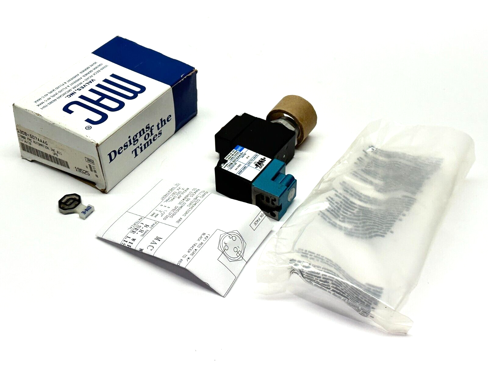 130B-507AAAG | Mac Valves Solenoid Valve 24VDC 6W - New – Open box - Maverick Industrial Sales