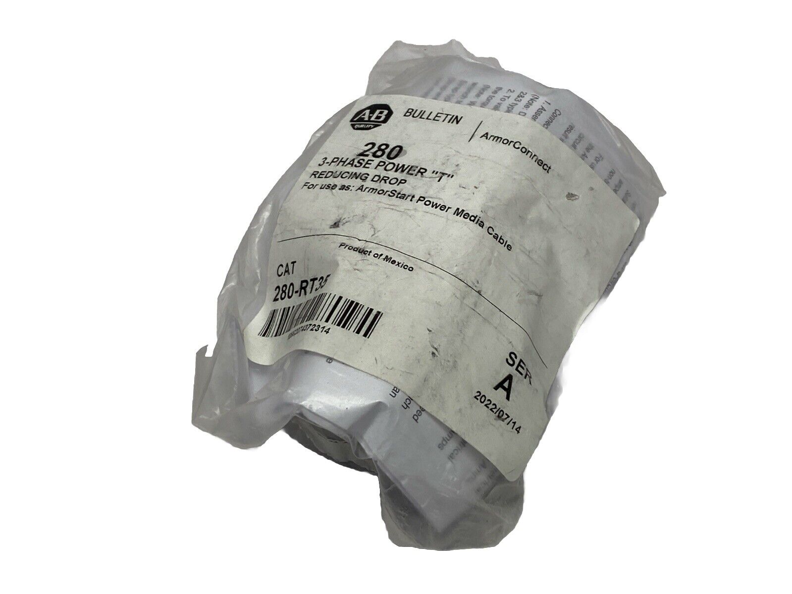 280-RT35 | Allen Bradley Ser. A ArmorStart Power Tee 3PH M35 4-Pin - M22 4-Pin - New - Maverick Industrial Sales