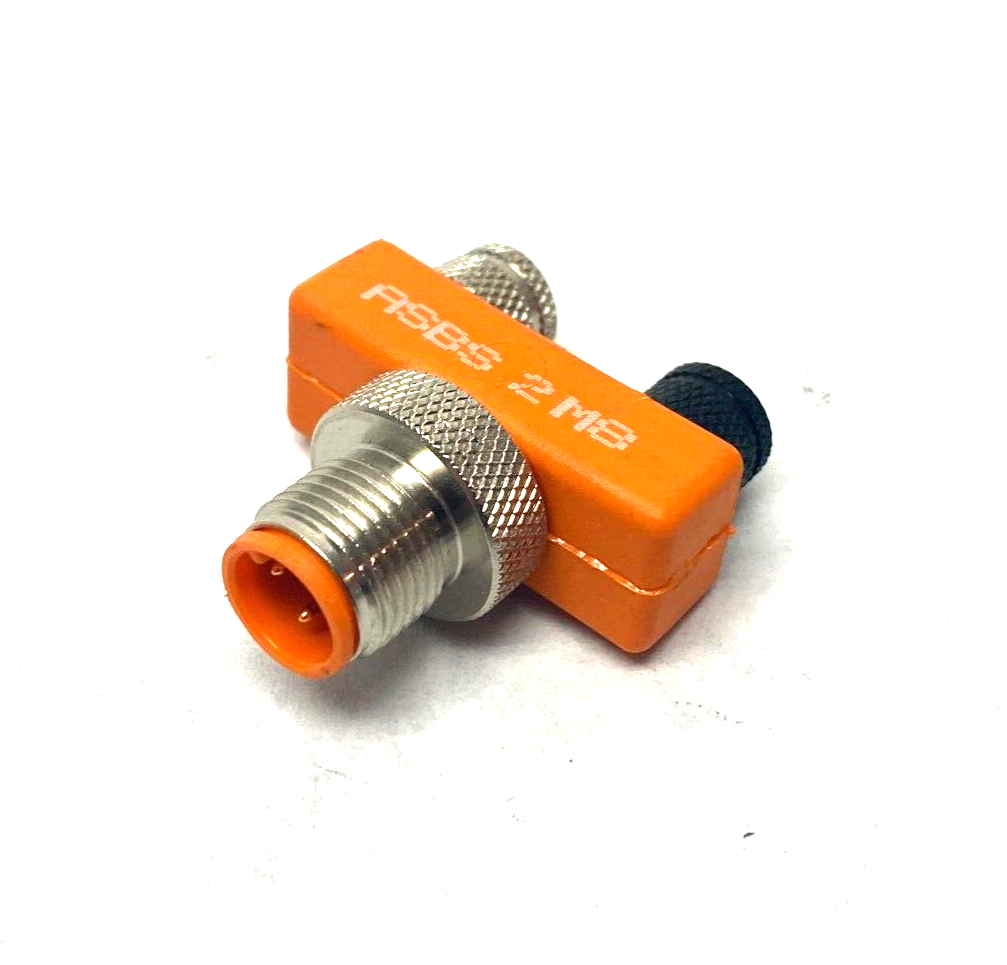 ASBS 2 M8 | Lumberg Automation M12 to x2 M8 Cable Splitter Tee - Used - Maverick Industrial Sales