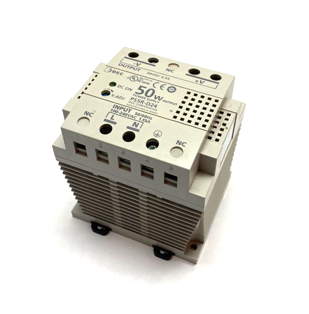 IDEC PS5R-D24 Power Supply AC-DC 24V 2.1A 85-264V DIN Rail Mount - Maverick Industrial Sales