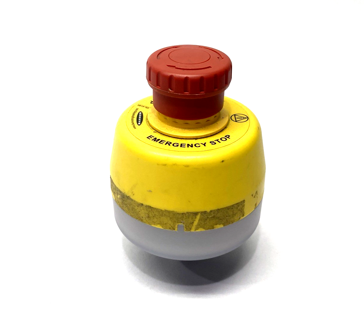 Banner SSA-EB1PLGR-0DECQ8 30mm Mount E-Stop M12 8-Pin 808878 DAMAGED THREADS - Maverick Industrial Sales