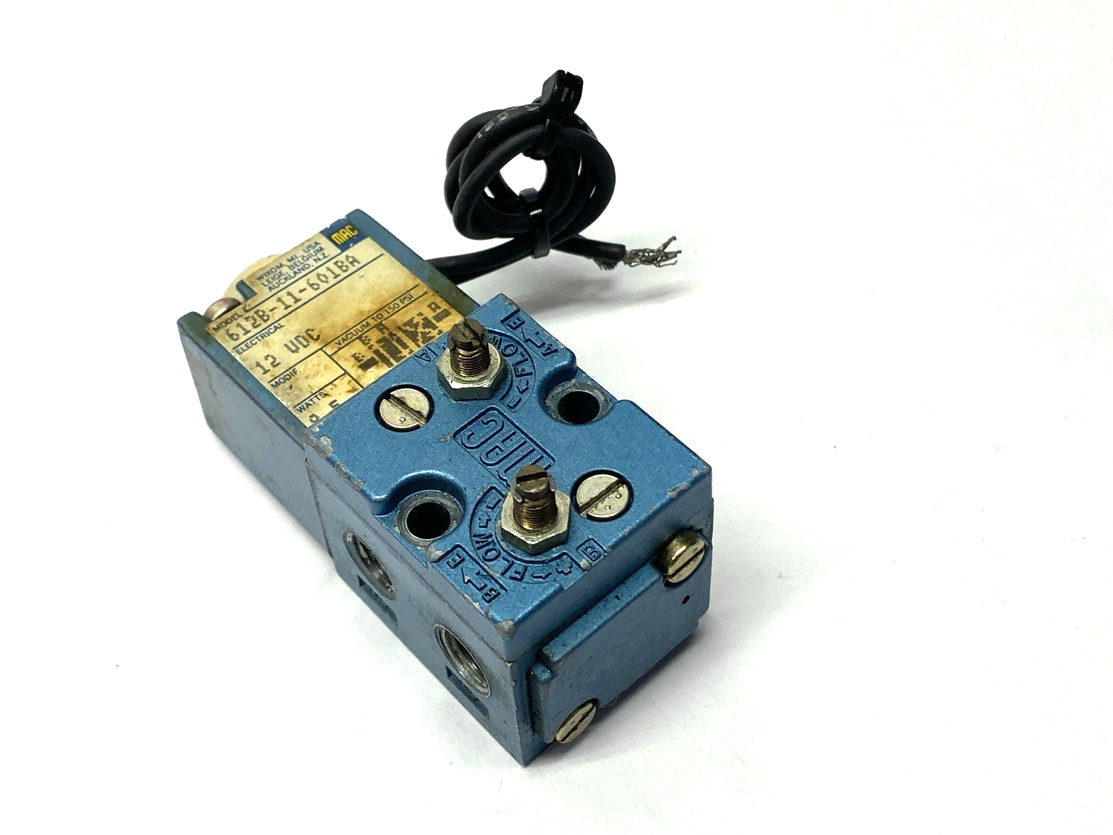 612B-11-601BA | MAC Valves Pneumatic Solenoid Valve 1/4" Ports - Used - Maverick Industrial Sales