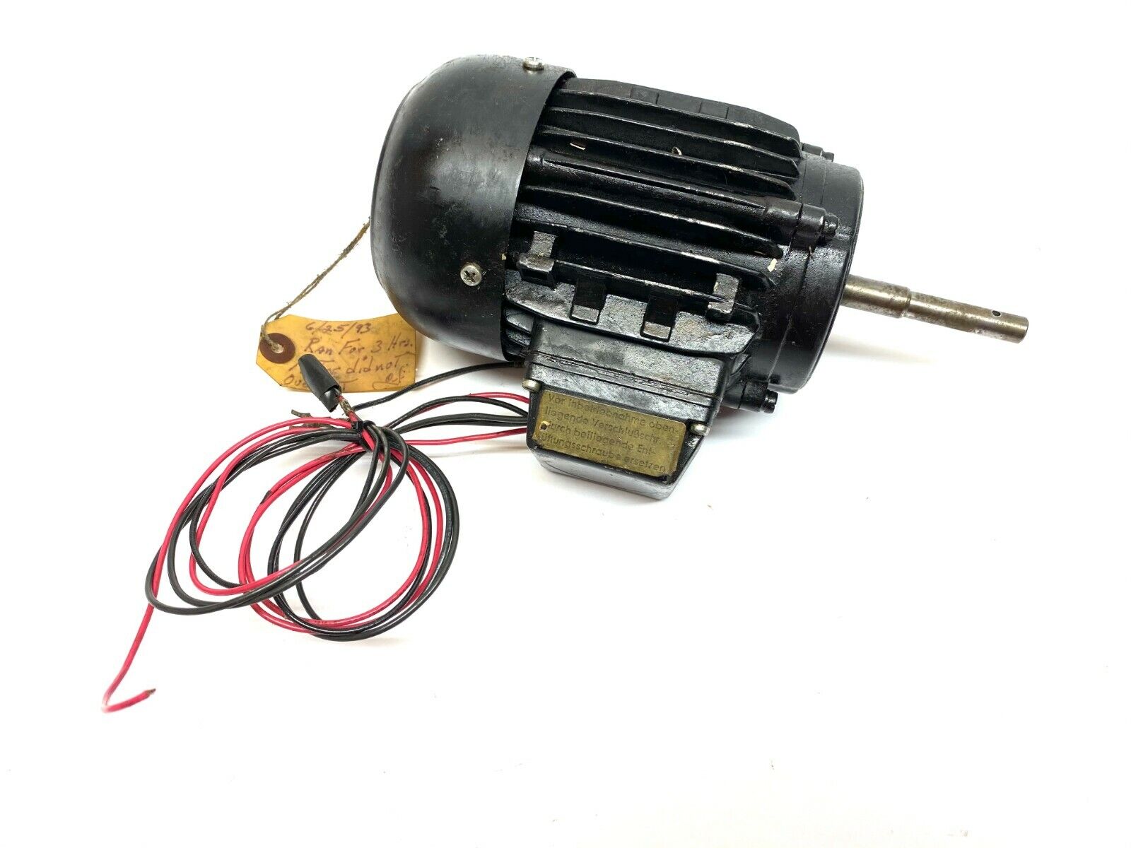 WEG 0DG 534 T/391 Motor 480V 0.4A - Used - Maverick Industrial Sales