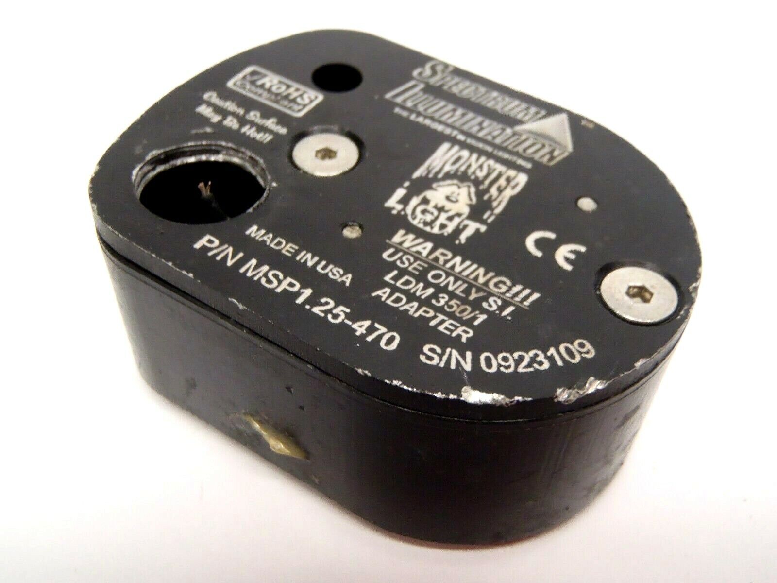 Spectrum Illumination MSP1.25-470 Spot Light w/ Blue HB LED's MISSING CONNECTOR - Maverick Industrial Sales