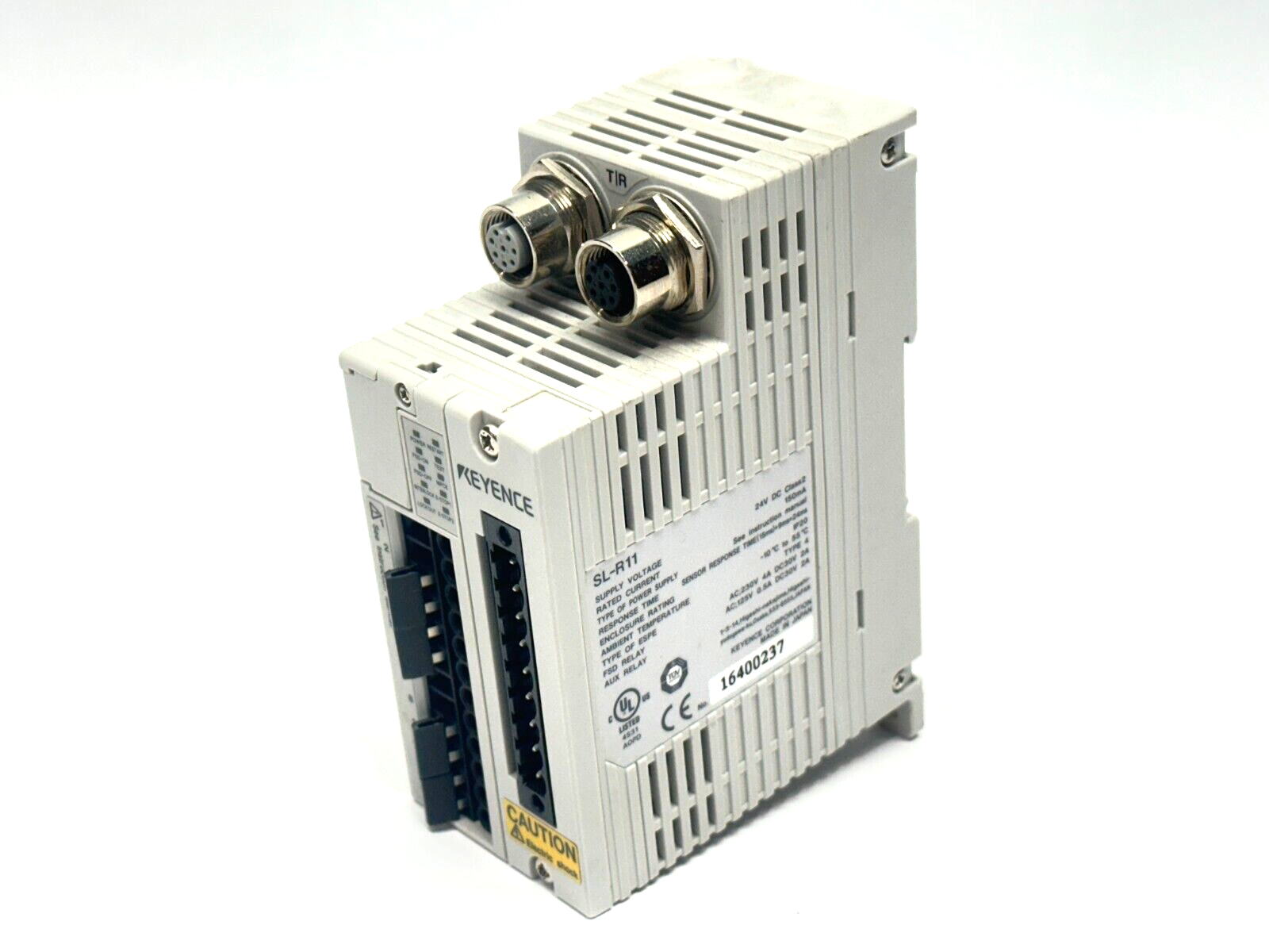 Keyence SL-R11 Safety Control Unit 150mA 24VDC DAMAGED - Maverick Industrial Sales