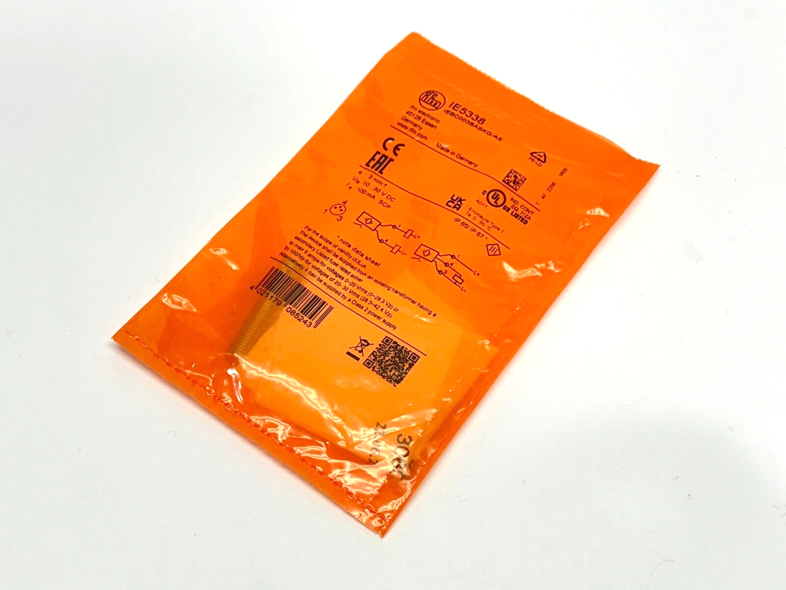 IFM IE5338 Inductive Sensor IEBC003BASKG/AS - New - Maverick Industrial Sales